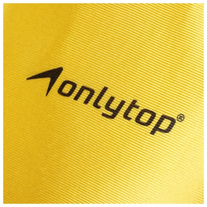 Манишка футбольная детская ONLYTOP, размер 36-40, на резинке, жёлтая
