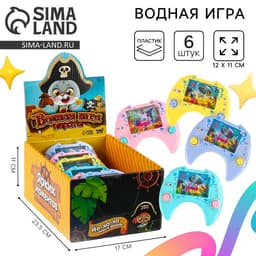 Водная игра с колечками «Пираты», в шоубоксе, МИКС