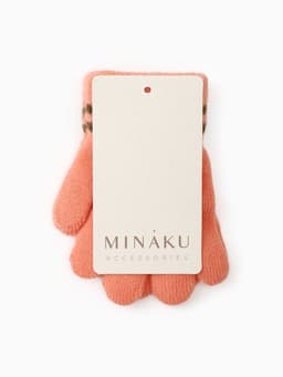 Перчатки детские MINAKU, 13 см, оранжевые
