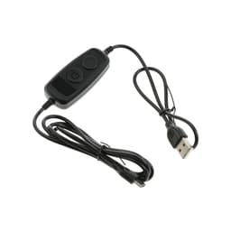 Вентилятор в салон автомобиля, на подголовник, 12 В, USB 2 м, пластик