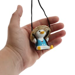 Подвес автомобильный, на зеркало «Утка в шляпе» высота 8 см, шнурок 50 см