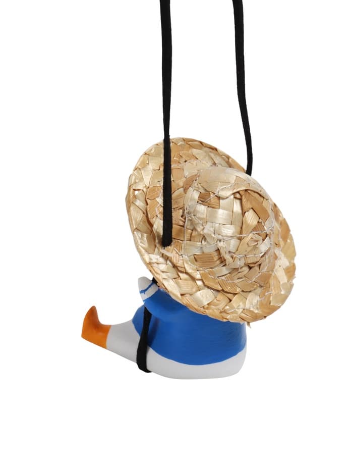 Подвес автомобильный, на зеркало «Утка в шляпе» высота 8 см, шнурок 50 см