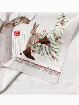 Дорожка новогодняя на стол «Этель. Новогоднее чудо», 40×149 см, 100% хлопок, саржа 190 г/м²