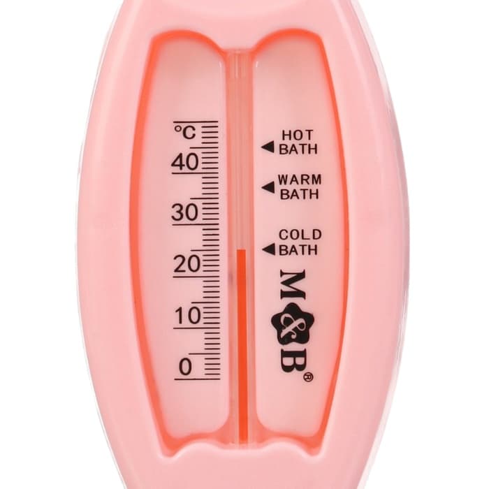 Термометр для ванной M&B «Мишка», розовый