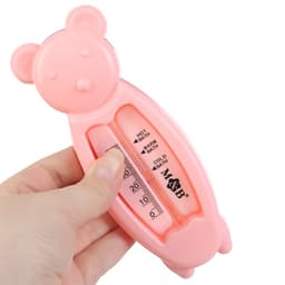 Термометр для ванной M&B «Мишка», розовый