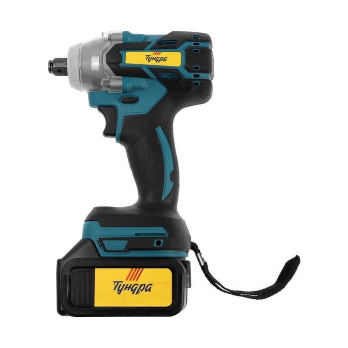 Гайковерт аккумуляторный ТУНДРА, 20 В, 7.5 Ач, Li-Ion, 350 Нм, 3200 уд/мин, 1/2", 3 скорости