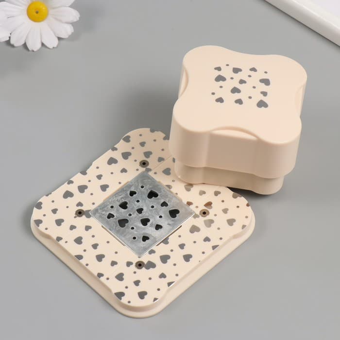 Дырокол фигурный рисунок 3.8×3.8 см «Россыпь сердец», 6.1×6.1×4.1 см