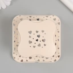 Дырокол фигурный рисунок 3.8×3.8 см «Россыпь сердец», 6.1×6.1×4.1 см