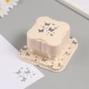 Дырокол фигурный рисунок 3.8×3.8 см «Бабочки», 6.1×6.1×4.1 см