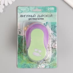 Дырокол фигурный рисунок 3.8×3.8 см «Курорт», 7×5.2×9.2 см, МИКС