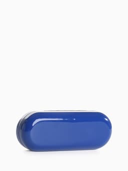 Футляр для очков на хлопушке, однотонный, размер 16×6×3.5 см, синий