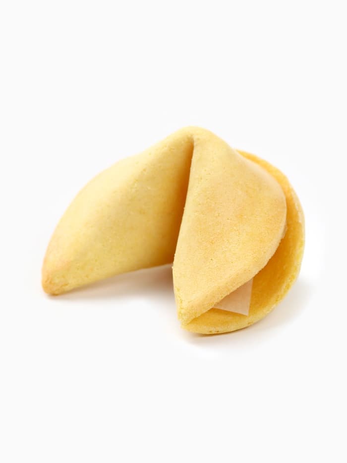 Печенье с предсказаниями на новый год в коробке «Дед мороз»