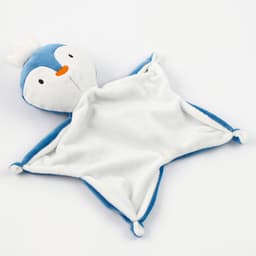 Подарочный набор Крошка Я «Пингвин»: комфортер 27 см + плед 71×125 см