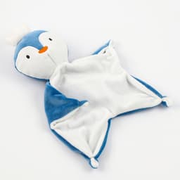 Подарочный набор Крошка Я «Пингвин»: комфортер 27 см + плед 71×125 см