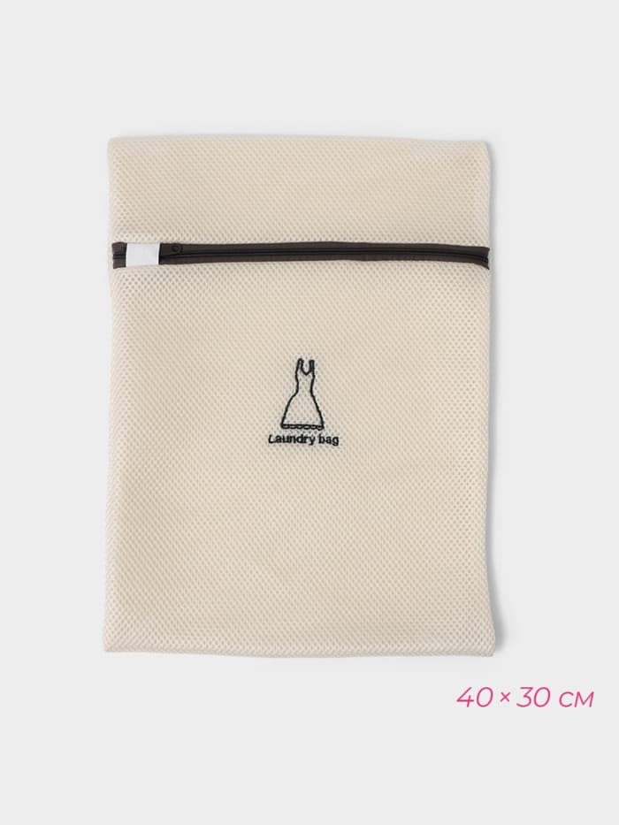 Мешки для стирки, 6 шт.: L= 60×50, M=50×40, S=40×30, XS=22×18, Цилиндр L=30×20, Цилиндр M=17×17, цвет бежевый