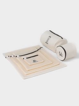 Мешки для стирки, 6 шт.: L= 60×50, M=50×40, S=40×30, XS=22×18, Цилиндр L=30×20, Цилиндр M=17×17, цвет бежевый