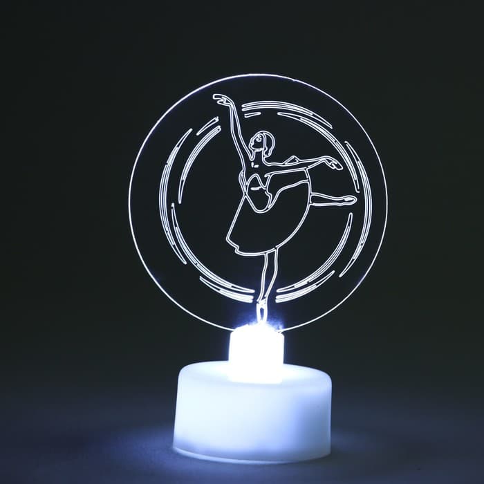 Светильник новогодний «Балерина», диаметр 6 см, модель E-33