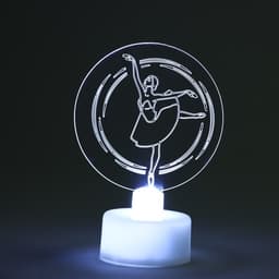 Светильник новогодний «Балерина», диаметр 6 см, модель E-33