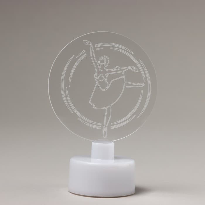 Светильник новогодний «Балерина», диаметр 6 см, модель E-33