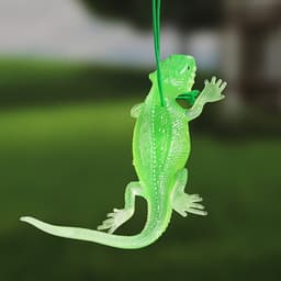 Декоративная подвеска «Ящерица», 10×4.5 см, резина, светящиеся, набор 10 шт.