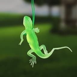 Декоративная подвеска «Ящерица», 10×4.5 см, резина, светящиеся, набор 10 шт.