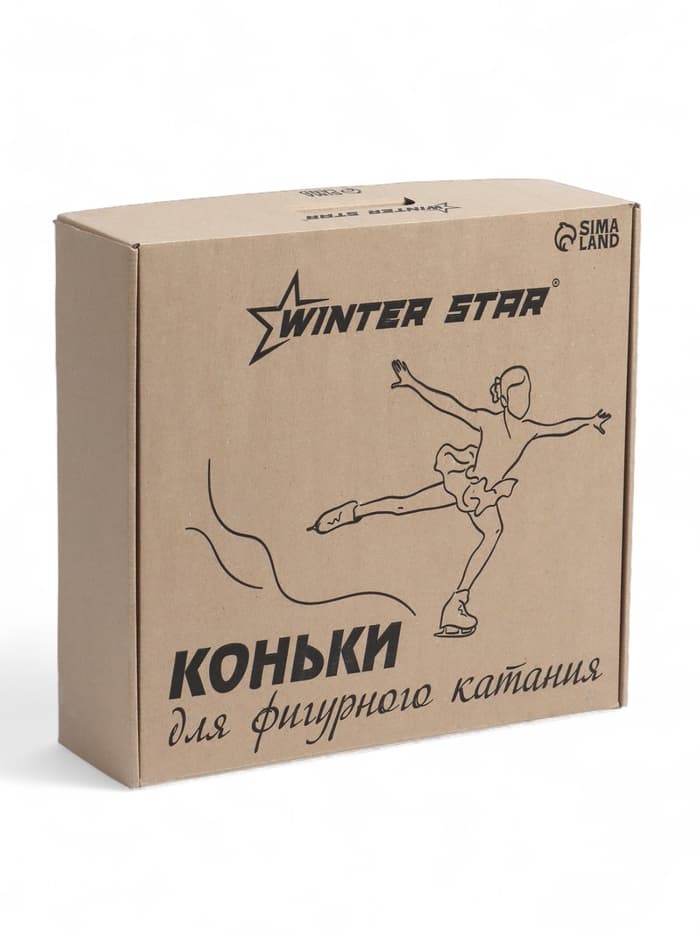 Коньки фигурные Winter Star «Узор», размер 41