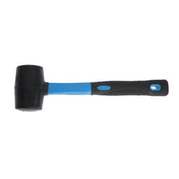 Киянка ТУНДРА, фиберглассовая рукоятка, черная резина, 220 г