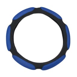 Оплетка на руль TORSO, анатомическая, размер 38 см, чёрно-синий