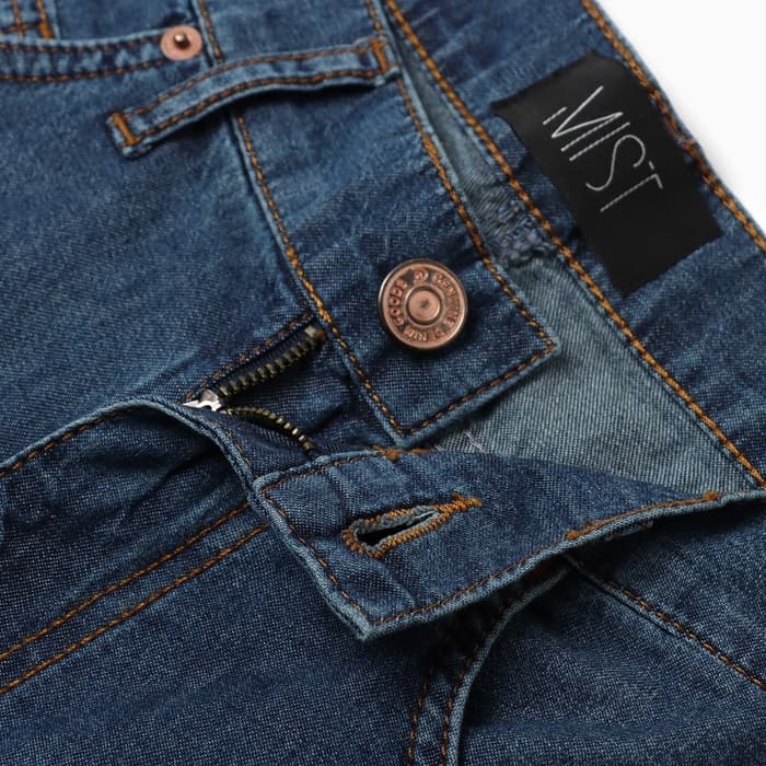 Джинсы мужские MIST размер 34, темно-синий