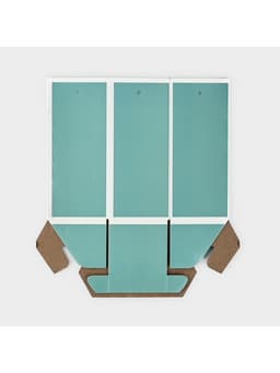 Коробка - переноска подарочная для цветов «Подарок», 17×14.8×19.5 см, шестигранник