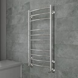 Полотенцесушитель водяной TERMINUS «Классик» П10, 500×800 мм, нижнее подключение, хром