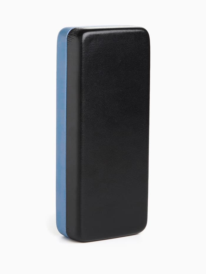 Футляр для очков на хлопушке, с принтом, размер 16×6.5×3.5 см, синий