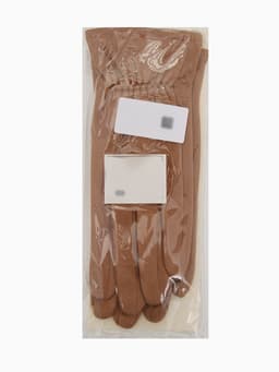 Перчатки женские, безразмерные, без утеплителя, бежевые