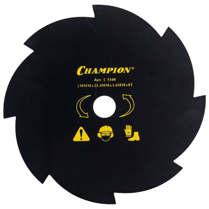 Нож для триммера CHAMPION C5108, 8 лезвий, 230×25.4 мм