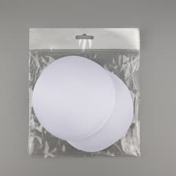 Чашки для бюстгальтера «Круг», 2XL (52), d=16.5 см, пара, белые