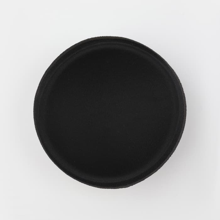 Чашки для бюстгальтера «Круг», L (48), d=14.5 см, пара, чёрные