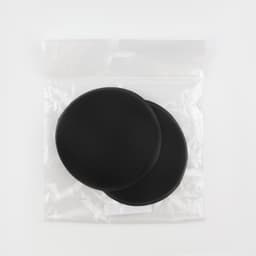 Чашки для бюстгальтера «Круг», L (48), d=14.5 см, пара, чёрные