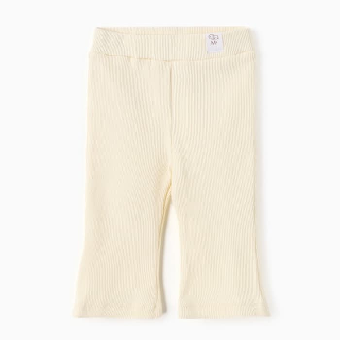 Брюки (клёш) для девочки MINAKU, рост 68-74 см, цвет айвори