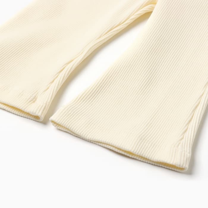 Брюки (клёш) для девочки MINAKU, рост 68-74 см, цвет айвори