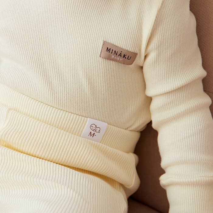 Брюки (клёш) для девочки MINAKU, рост 80-86 см, цвет айвори