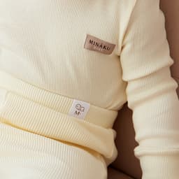 Брюки (клёш) для девочки MINAKU, рост 80-86 см, цвет айвори