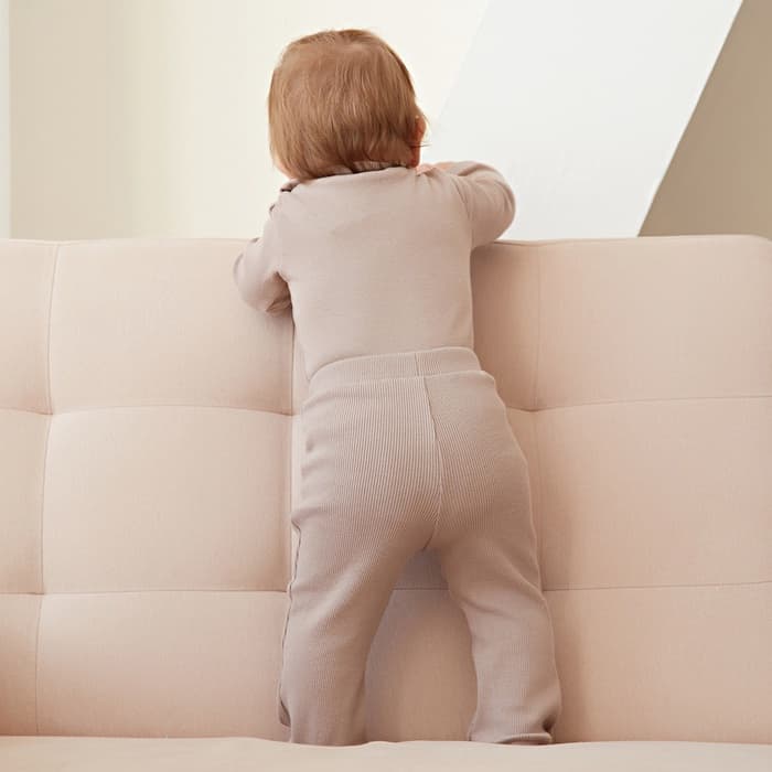 Брюки (клёш) для девочки MINAKU, рост 62-68 см, коричневые