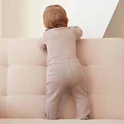 Брюки (клёш) для девочки MINAKU, рост 62-68 см, коричневые