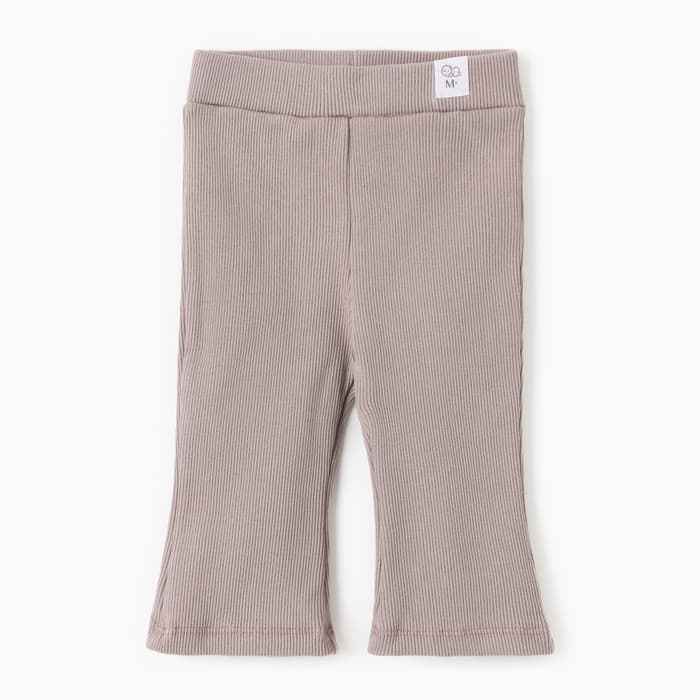 Брюки (клёш) для девочки MINAKU, рост 62-68 см, коричневые