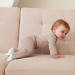 Брюки (клёш) для девочки MINAKU, рост 68-74 см, коричневые