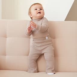 Брюки (клёш) для девочки MINAKU, рост 74-80 см, коричневые