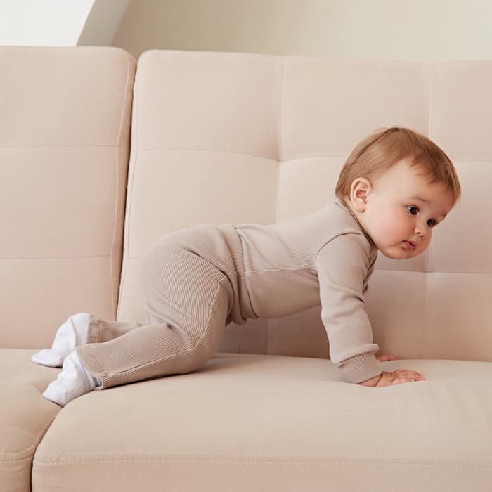 Брюки (клёш) для девочки MINAKU, рост 74-80 см, коричневые