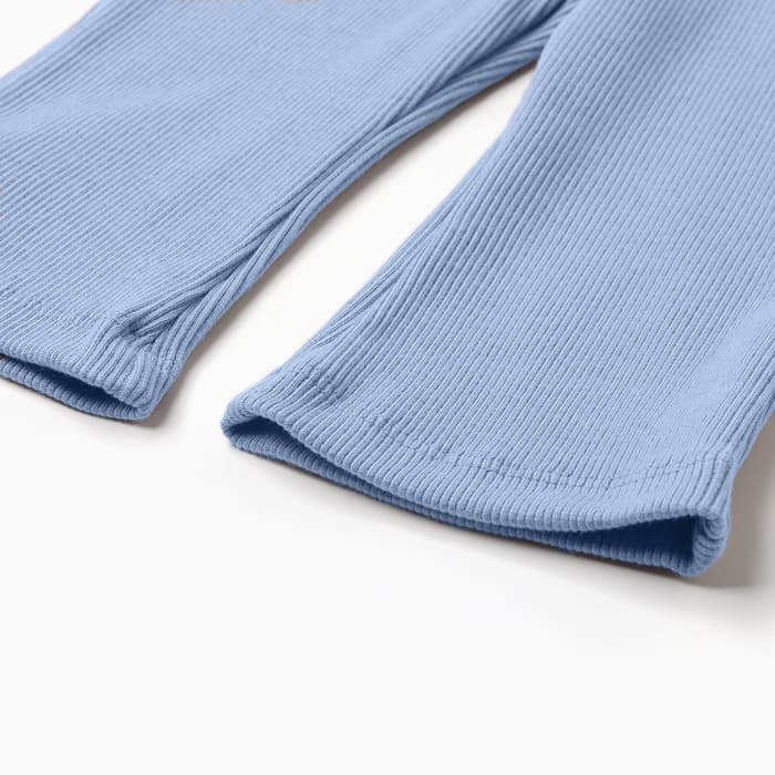 Брюки (клёш) для девочки MINAKU, рост 68-74 см, пыльно-голубые