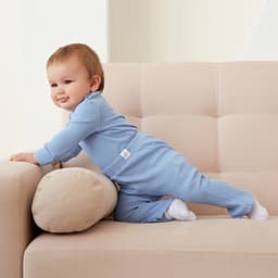 Брюки (клёш) для девочки MINAKU, рост 86-92 см, пыльно-голубые