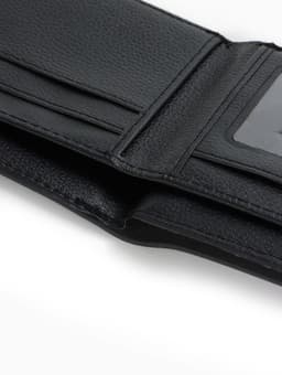 Кошелёк детский «Космонавт», маленький, на кнопке, чёрный